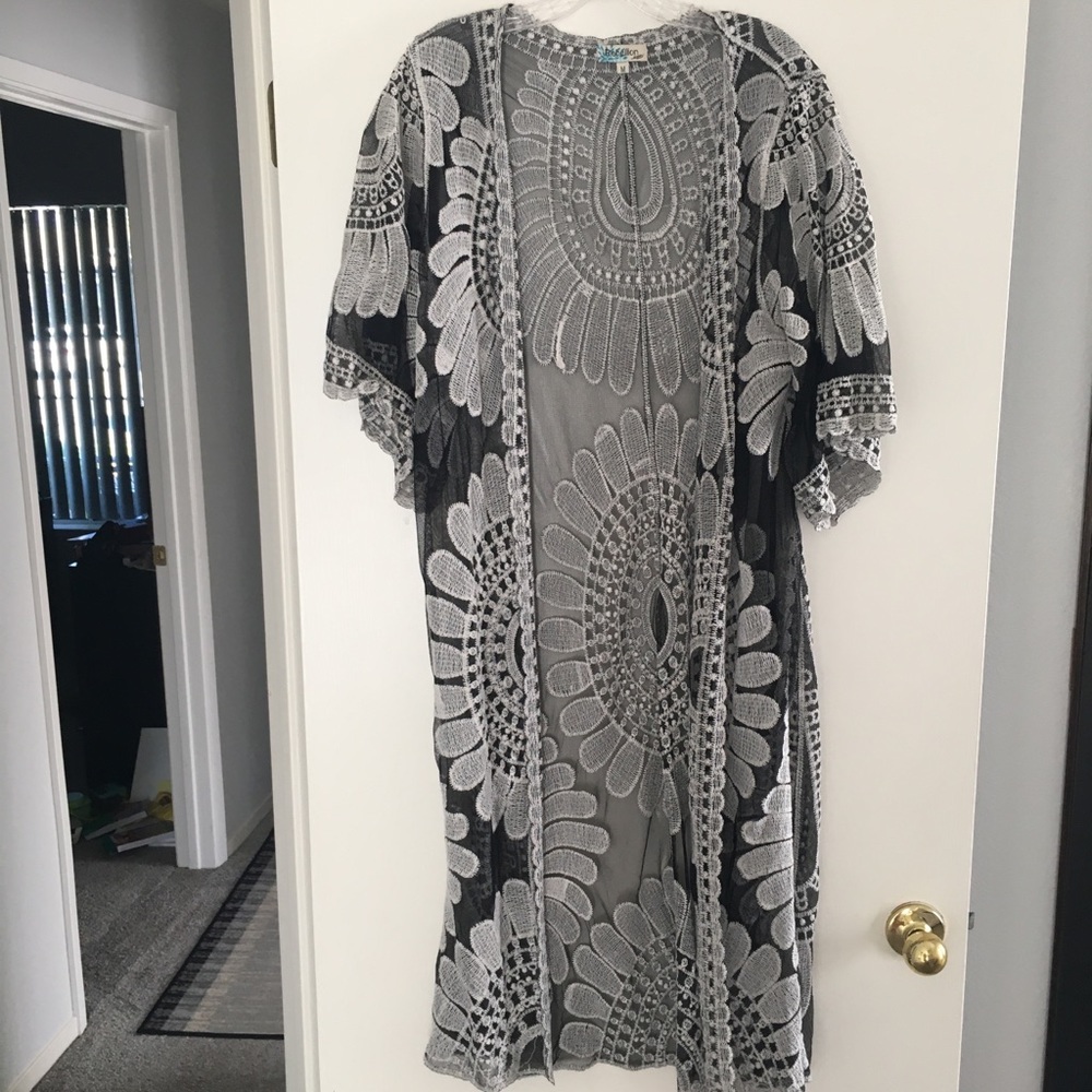 Bathing suit cover up OR cute duster to wear out!